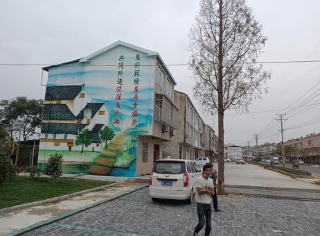 霍山墙绘的制作流程
