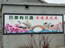 霍山墙绘的特点和形势