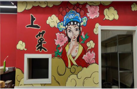 霍山墙体彩绘的发展和应用