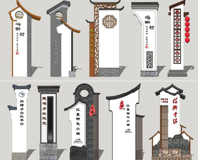 霍山美丽乡村标识标牌有哪些分类？