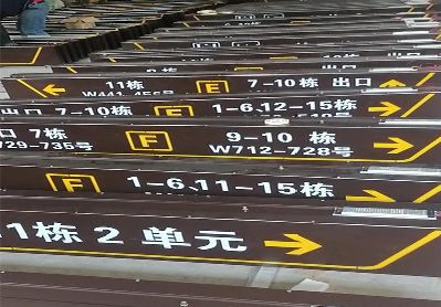 霍山广告标识中，常见的几种安装方式。