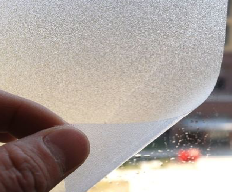 霍山玻璃门外面粘广告用什么材料好？