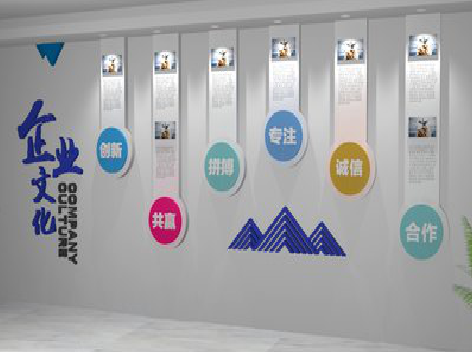 霍山企业文化墙需要传递什么办公文化？